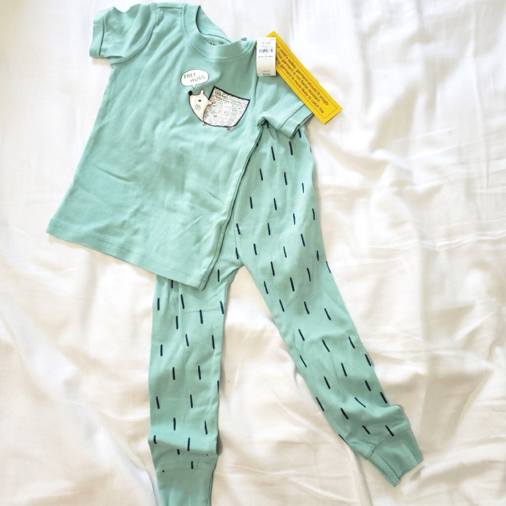 Hedge hog free hugs pajamas